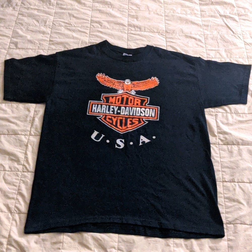 Harley Davidson Motor Cycles USA Tee - Picture 2 of 2
